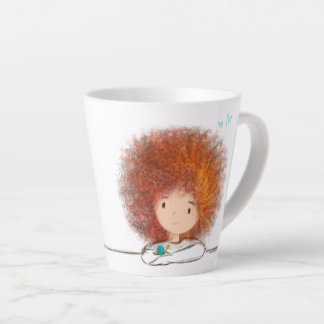Het rode hoofd schatje latte mok