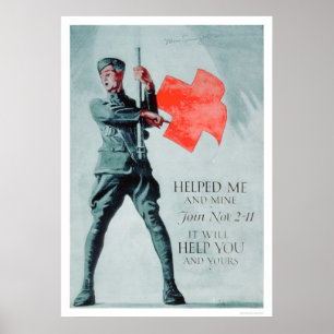 Het Rode Kruis hielp me (US00036) Poster