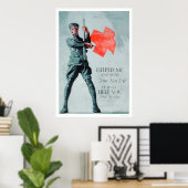 Het Rode Kruis hielp me (US00036) Poster (Thuiskantoor)