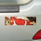 Het Rode Kruis (Kroatie van Jezus Christus) Bumpersticker (Op auto)