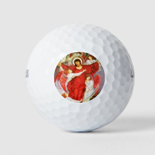 Het Rode Kruis (Kroatie van Jezus Christus) Golfballen (Voorkant)