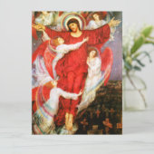 Het Rode Kruis (Kroatie van Jezus Christus) Kaart (Staand voorkant)