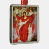 Het Rode Kruis (Kroatie van Jezus Christus) Metalen Ornament (Rechts)