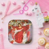 Het Rode Kruis (Kroatie van Jezus Christus) Papieren Bordje (Feest)