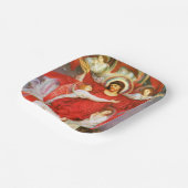 Het Rode Kruis (Kroatie van Jezus Christus) Papieren Bordje (Gebogen)