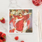 Het Rode Kruis (Kroatie van Jezus Christus) Servet (Insitu)