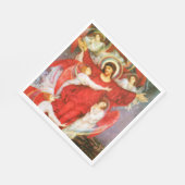 Het Rode Kruis (Kroatie van Jezus Christus) Servet (Hoek)