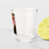 Het Rode Kruis (Kroatie van Jezus Christus) Shot Glas (Rechts)