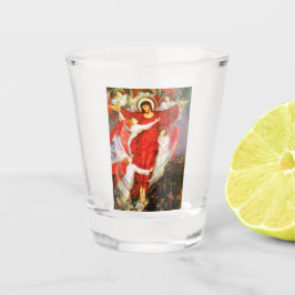 Het Rode Kruis (Kroatie van Jezus Christus) Shot Glas