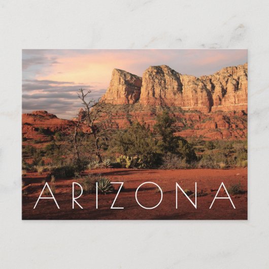 Het rode Land van de Rots Briefkaart (Voorkant)