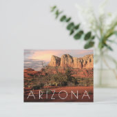 Het rode Land van de Rots Briefkaart (Staand voorkant)