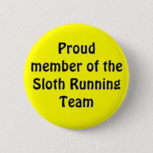Het rode lid van het Groef Running Team Ronde Button 5,7 Cm (Voorkant)