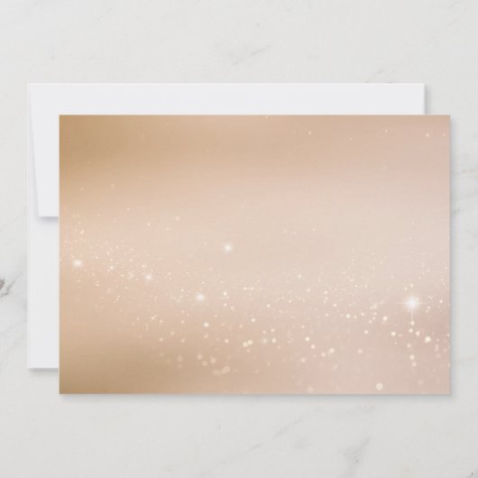 Het Rode Manuscript van Glitter nieuwjaars Uitnodi (Achterkant)