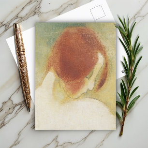 Het rode meisje, Helene Schjerfbeck Briefkaart