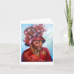 Het rode Pet van de Kerk Kaart