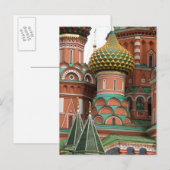 Het Rode Plein in Moskou, Rusland. Foto op een Briefkaart (Voorkant / Achterkant)