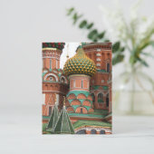 Het Rode Plein in Moskou, Rusland. Foto op een Briefkaart (Staand voorkant)