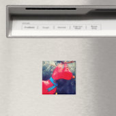 Het rode rendier magneet (Insitu (Vaatwasser))