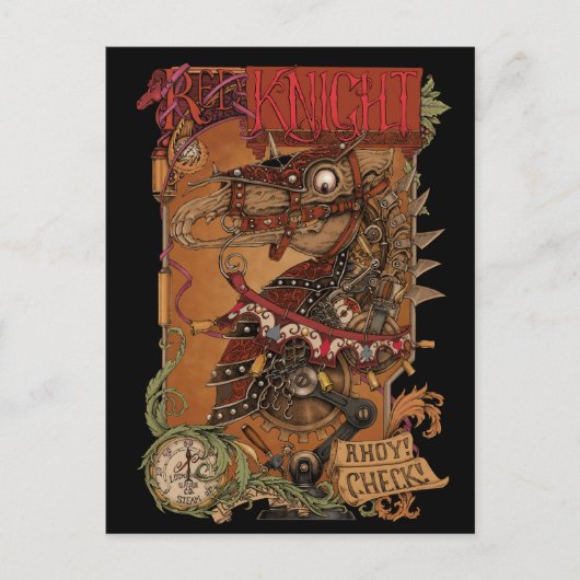 Het Rode Ridder Briefkaart (Voorkant)