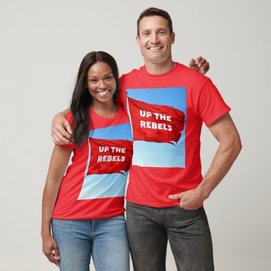 Het rode T-shirt van de Rebels (Unisex)