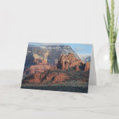 Het rode Uitzicht van de Rots Kaart (Voorkant)