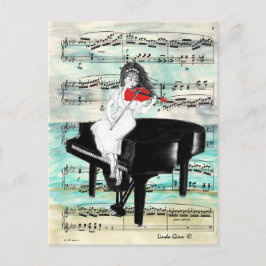 Het Rode Violin Briefkaart