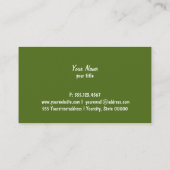 Het rode Visitekaartje van de Peper van de Spaanse (Achterkant)