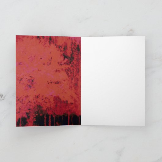 Het Rode Woud #2 Feestdagen Kaart (Binnen)