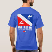 Het rode Zee duiken T-shirt (Achterkant)