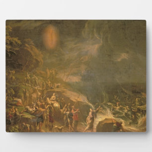 Het rode Zee oversteken Fotoplaat