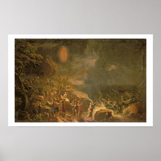 Het rode Zee oversteken Poster (Voorkant)