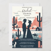 Het Rodeo Retro Paard Rustiek Western Vrijgezellen Kaart (Voorkant)