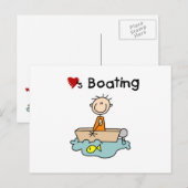 Het Roeien van liefdes Briefkaart (Voorkant / Achterkant)