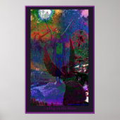 Het roepen op de maan poster (Voorkant)