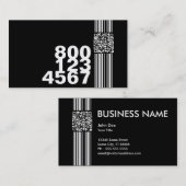 het roepen qr code (kleur klantgericht) visitekaartje (Voorkant / Achterkant)