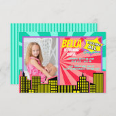 Het roepen van Al Superheles Girl Power Superheld- Kaart (Voorkant / Achterkant)