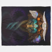 Het roepen van de spirietdieren vult een griebleek fleece deken (Voorkant (Horizontaal))