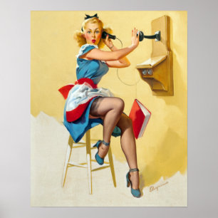 Het roepen van Pijn omhoog Poster