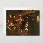 Het Roepen van St. Matthew, c.1598-1601 Briefkaart (Voorkant / Achterkant)