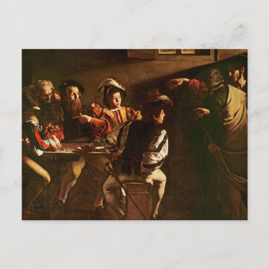 Het Roepen van St. Matthew, c.1598-1601 Briefkaart (Voorkant)
