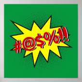 Het roepen van Toespraak Bubble Uw Sjabloon van he Poster (Voorkant)