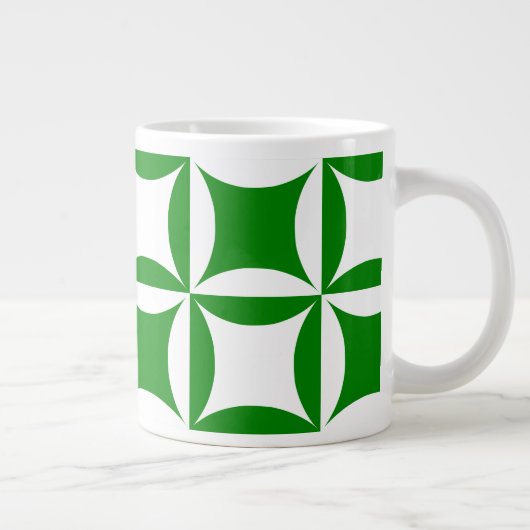 Het roeren Peter om het Eigen Groene Patroon te be Grote Koffiekop (Rechts)