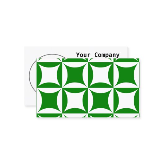 Het roeren Peter om het Eigen Groene Patroon te be Visitekaartje (Voorkant / Achterkant in situ)