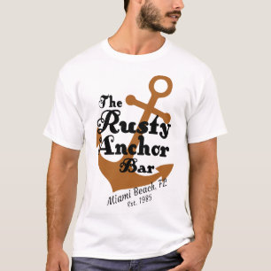Het roerige strand van de bar miami fl est 1985 t-shirt