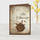 Het roestige Jubileum van de Libel Kaart (Gele Bloem)