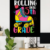 Het rollen in 5de Grade Poster (Thuiskantoor)