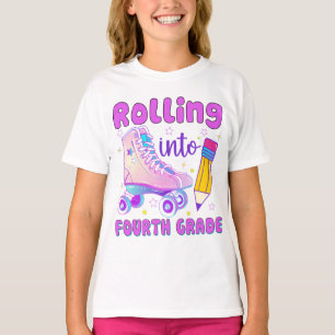 Het rollen in Vierde Grade Rolschaatsen T-shirt