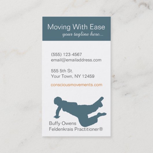 Het rollen op Herhalen Visitekaartjes (Achterkant)