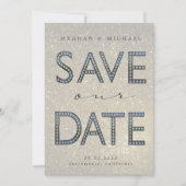 het rollen zilveren letters fabulair sparen de Dat Kaart (Voorkant)