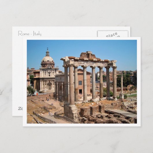 Het Roman Forum Briefkaart (Voorkant / Achterkant)
